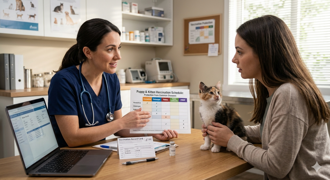 Missed Puppy or Kitten Vaccination