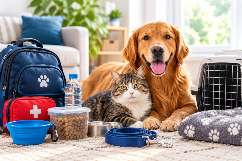 Pet-Emergency-Preparedness-with-Dog-and-Cat